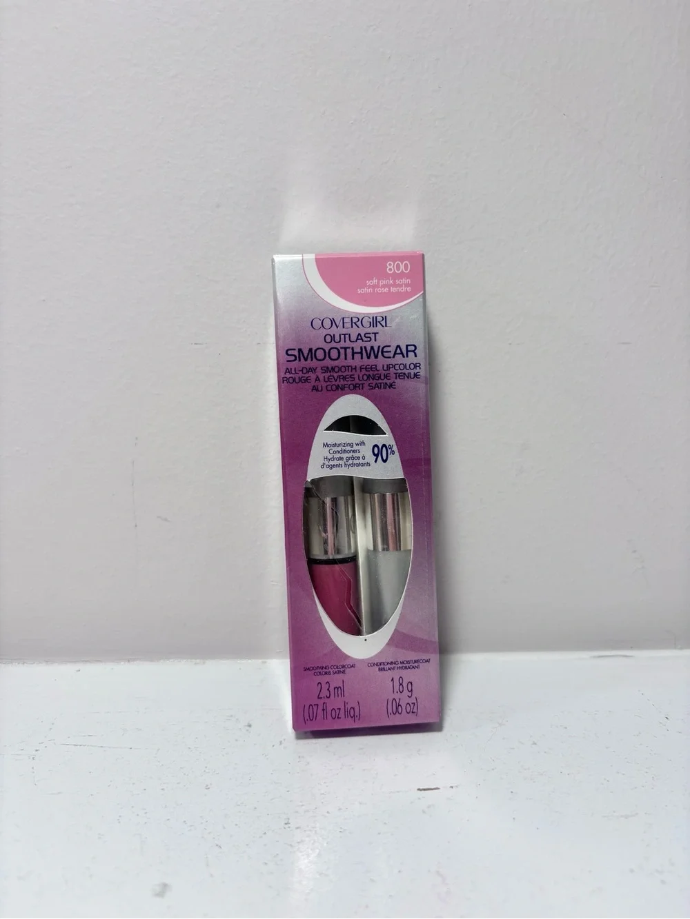 COVERGIRL Outlast Smoothwear Lipcolor & Gloss Duo Soft Pink Satin 800